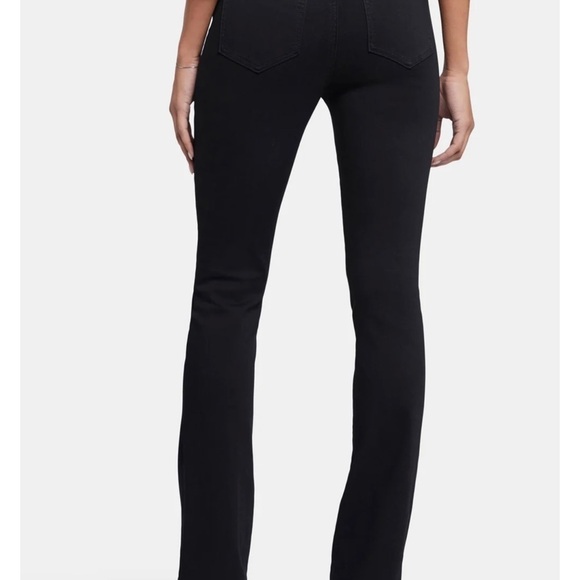 NWT NYDJ Billie Mini Bootcut Jeans In Sure Stretch® Denim With High Rise Black - Picture 3 of 16